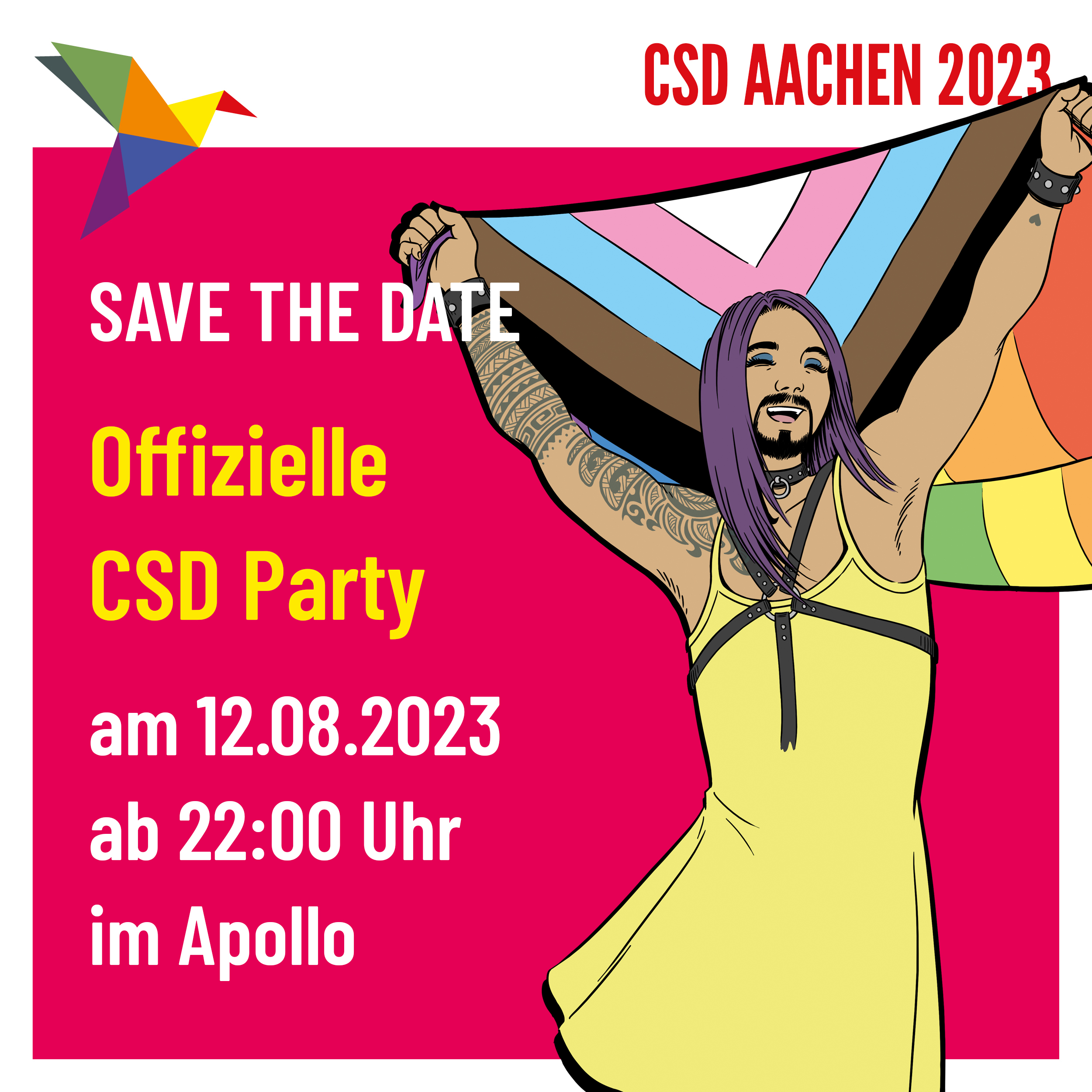 Offizielle CSD-Party am 12.8. im Apollo